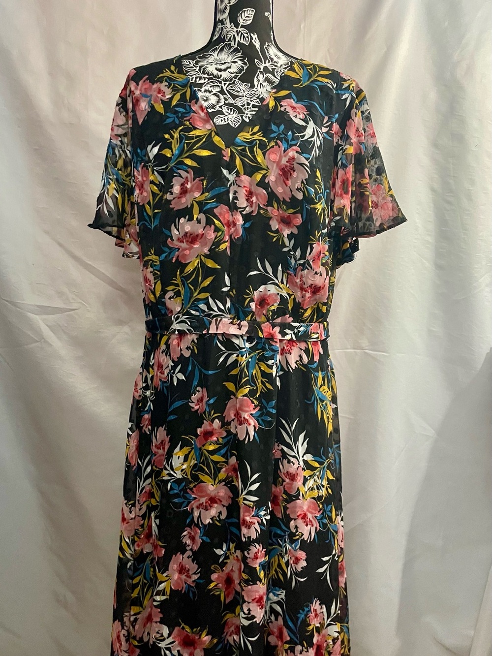 NWT Floral Midi Dress